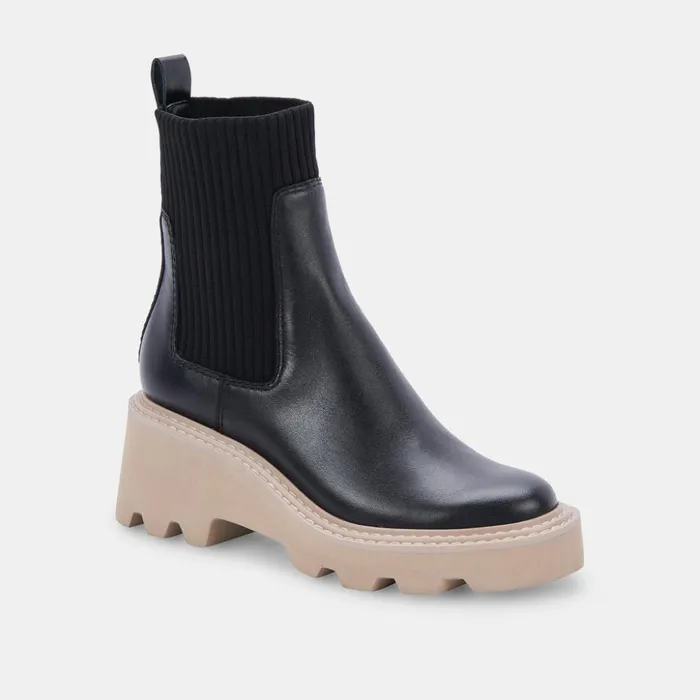 Hoven H2O Boots Onyx Leather Onyx Leather H2o Women Dolce Vita Boots and Booties