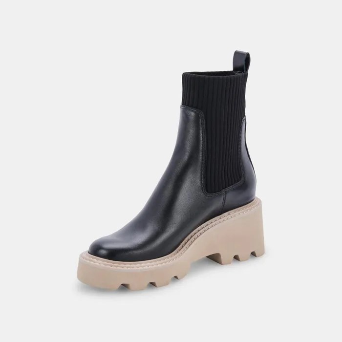 Hoven H2O Boots Onyx Leather Onyx Leather H2o Women Dolce Vita Boots and Booties