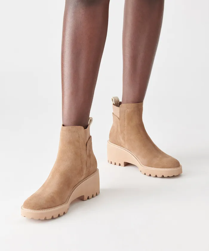 Huey H2O Boots Mushroom Suede Women Dolce Vita Boots and Booties