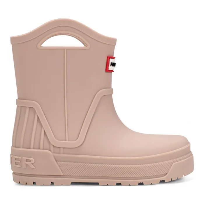 Hunter Boots Little Kids Georgey Waterproof Rain Boots Light Brown Kids Rain Boots