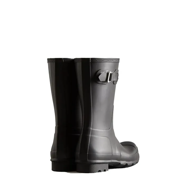 Hunter Boots Original Short Rain Boots Black Men Short and Ankle Boots Hunter Boots Original Short Rain Boots Black Men Short and Ankle Boots