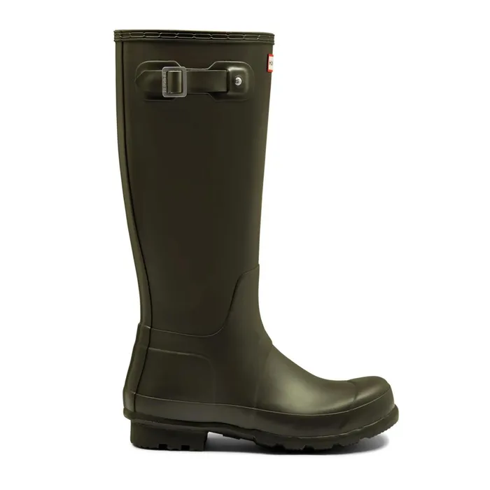 Hunter Boots Original Tall Rain Boots Dark Olive Men Original Tall Rain Boots
