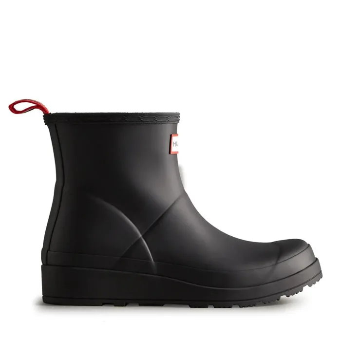 Hunter Boots PLAY Short Rain Boots 8211 Hunter Boots Black Women Rain Boots
