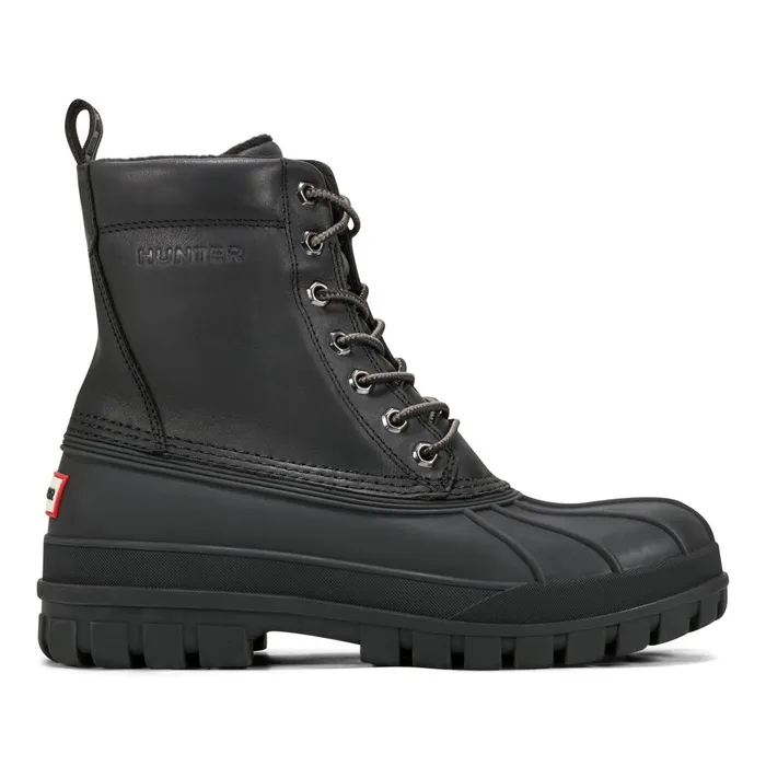 Hunter Boots Southall Insulated Waterproof Duck Boots Black Men Insulated and Snow Boots Hunter Boots Southall Insulated Waterproof Duck Boots Black Men Insulated and Snow Boots