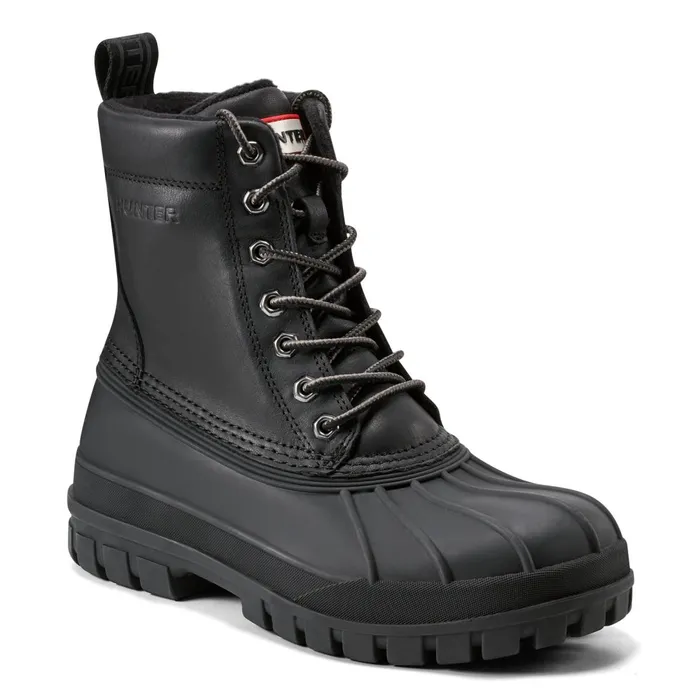 Hunter Boots Southall Insulated Waterproof Duck Boots Black Men Insulated and Snow Boots Hunter Boots Southall Insulated Waterproof Duck Boots Black Men Insulated and Snow Boots