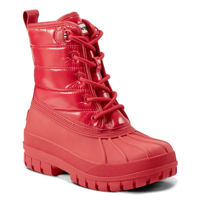 Hunter Boots Stanly Insulated Waterproof Duck Boots Medium Red Women Insulated and Snow Boots Hunter Boots Stanly Insulated Waterproof Duck Boots Medium Red Women Insulated and Snow Boots