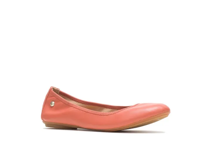 Hush Puppies Flats and SlipOns Women Chaste Ballet Ginger Spice Leather Hush Puppies Flats and SlipOns Women Chaste Ballet Ginger Spice Leather