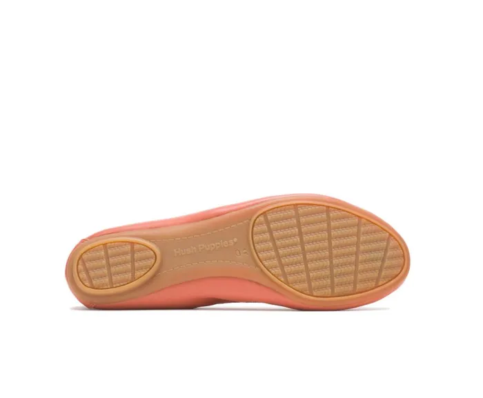 Hush Puppies Flats and SlipOns Women Chaste Ballet Ginger Spice Leather Hush Puppies Flats and SlipOns Women Chaste Ballet Ginger Spice Leather