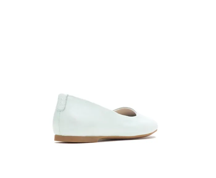 Hush Puppies Flats and SlipOns Women Kendal Ballet Perfect Fit Pale Blue Leather Hush Puppies Flats and SlipOns Women Kendal Ballet Perfect Fit Pale Blue Leather
