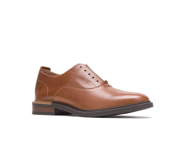 Hush Puppies Oxfords Men Davis SlipOn Oxford British Tan Leather Hush Puppies Oxfords Men Davis SlipOn Oxford British Tan Leather