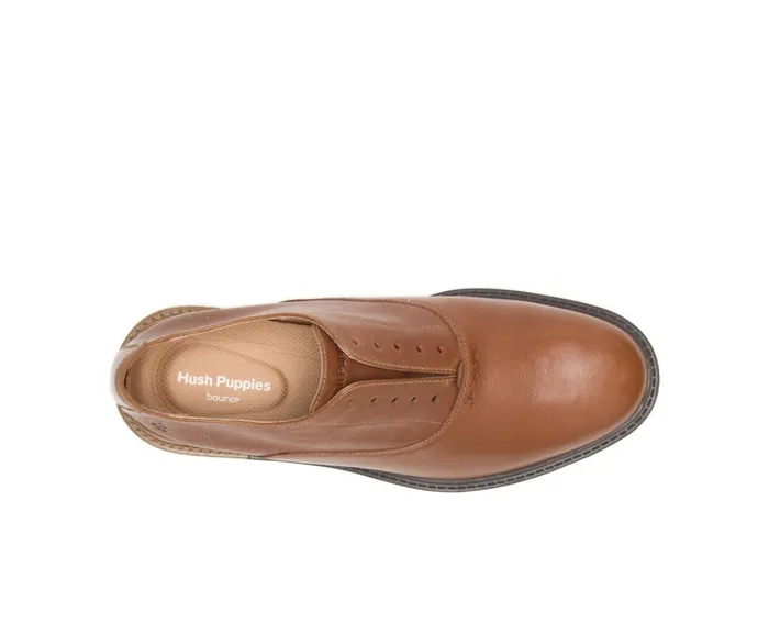 Hush Puppies Oxfords Men Davis SlipOn Oxford British Tan Leather Hush Puppies Oxfords Men Davis SlipOn Oxford British Tan Leather