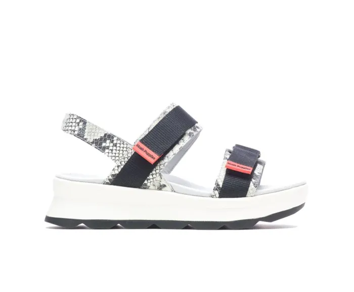 Hush Puppies Sandals Women Andi Slingback Sandal Snake Leatherblack