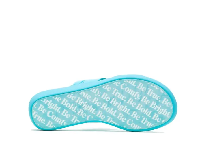 Hush Puppies Sandals Women Brite Jells Slide Caribbean