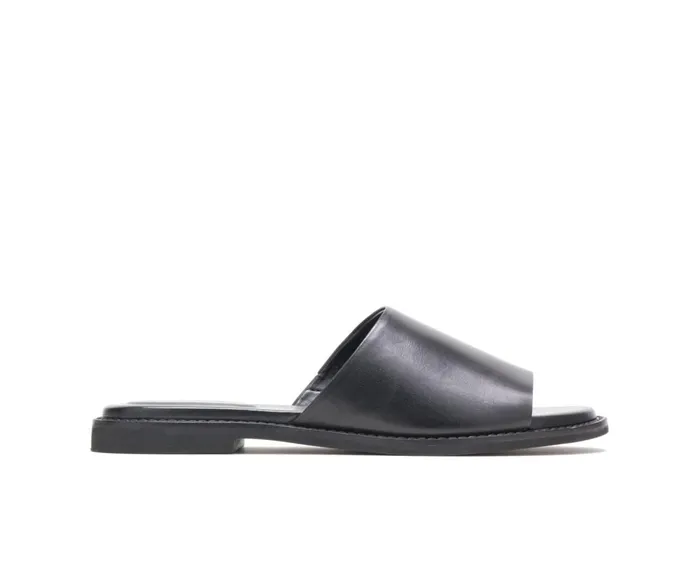 Hush Puppies Sandals Women Lexi Slide Black Leather