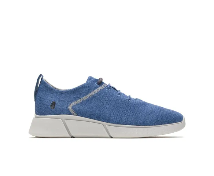 Hush Puppies Sneakers Men Cooper Lace Up Deep Sea Blue Knit