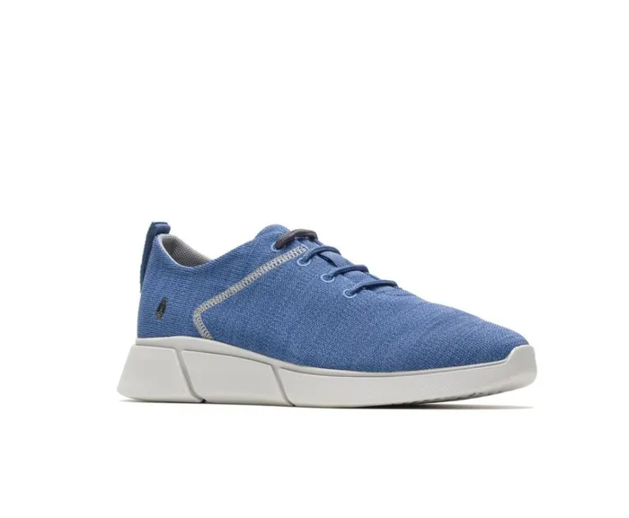 Hush Puppies Sneakers Men Cooper Lace Up Deep Sea Blue Knit Hush Puppies Sneakers Men Cooper Lace Up Deep Sea Blue Knit
