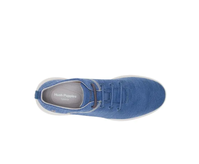 Hush Puppies Sneakers Men Cooper Lace Up Deep Sea Blue Knit Hush Puppies Sneakers Men Cooper Lace Up Deep Sea Blue Knit