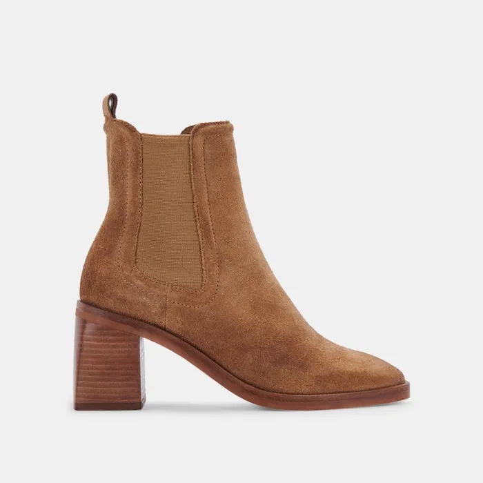 Iliana Booties Dk Brown Suede Women Dolce Vita Boots and Booties