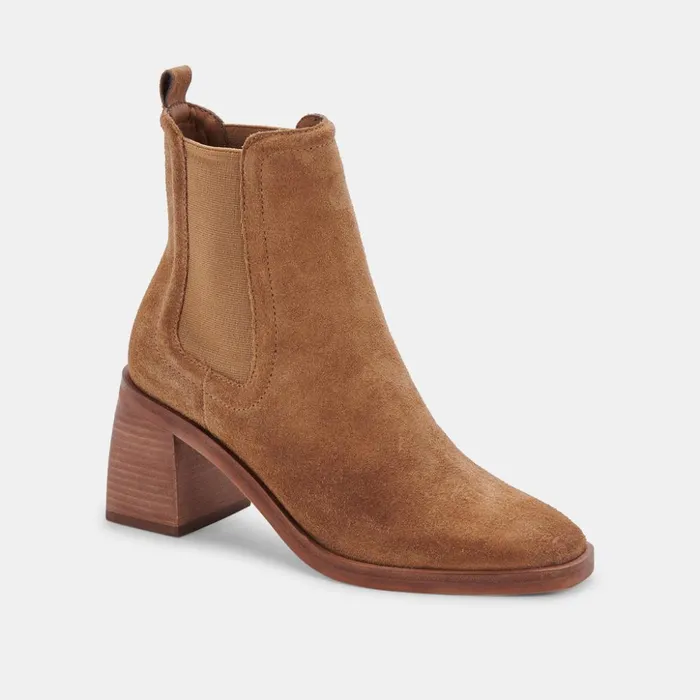 Iliana Booties Dk Brown Suede Women Dolce Vita Boots and Booties