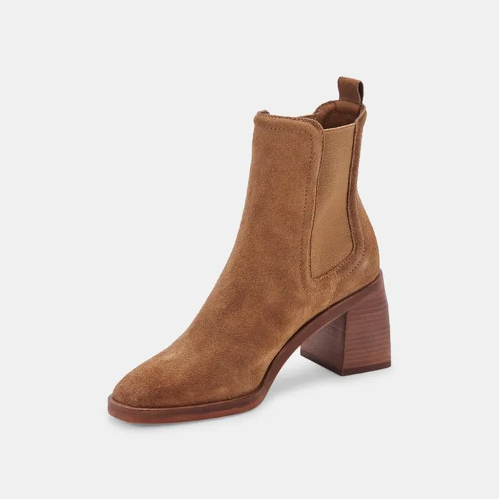 Iliana Booties Dk Brown Suede Women Dolce Vita Boots and Booties