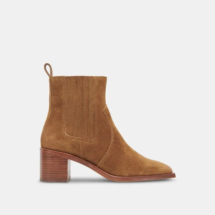 Irnie Booties Tobacco Suede Women Dolce Vita Boots and Booties
