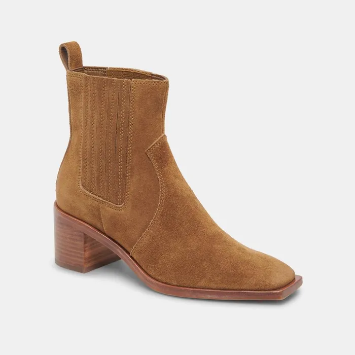 Irnie Booties Tobacco Suede Women Dolce Vita Boots and Booties