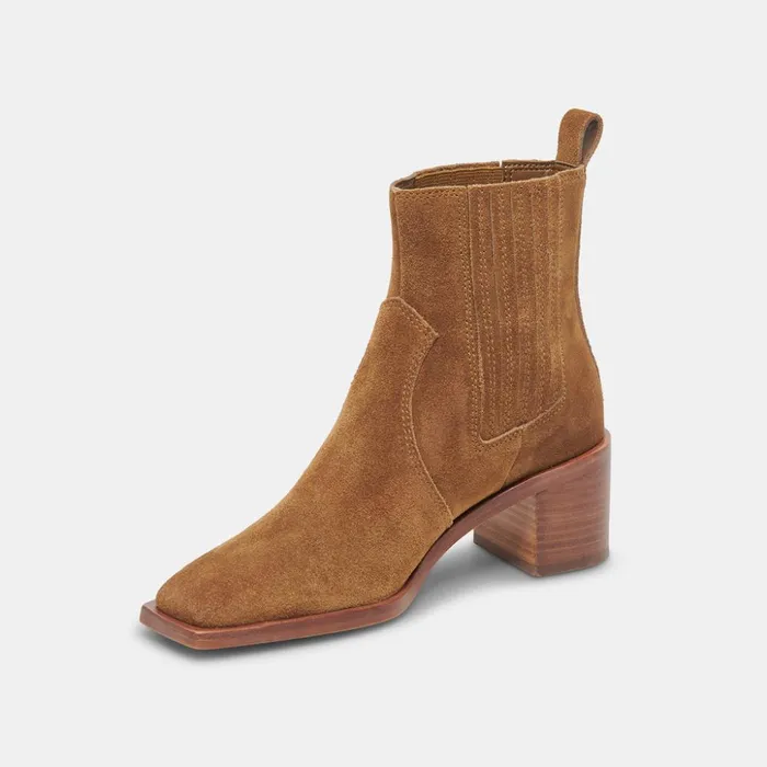Irnie Booties Tobacco Suede Women Dolce Vita Boots and Booties
