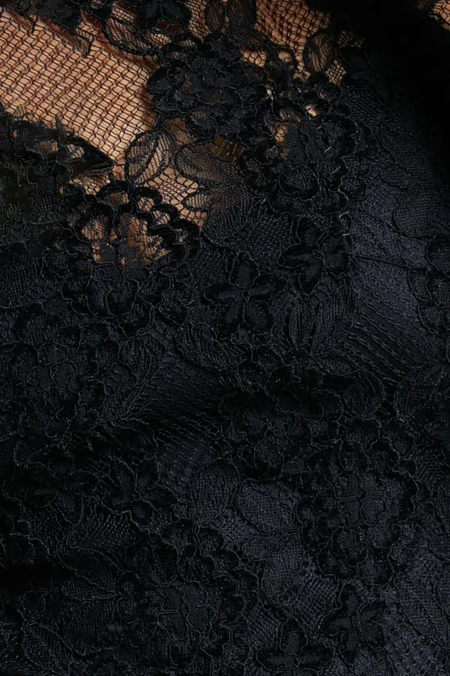Iroshani Midi Dress 8211 Long Sleeve Lace With Slip Dress In Black Women Showpo Dresses