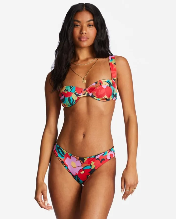 Islands Away Underwired Bikini Top Multi Women Billabong Bikinis