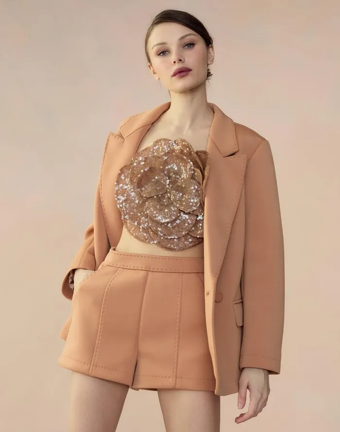 Jackets and Coats Women Cynthia Rowley Bonded Pick Stitch Jacket