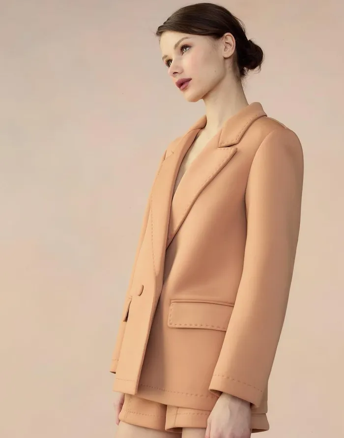 Jackets and Coats Women Cynthia Rowley Bonded Pick Stitch Jacket