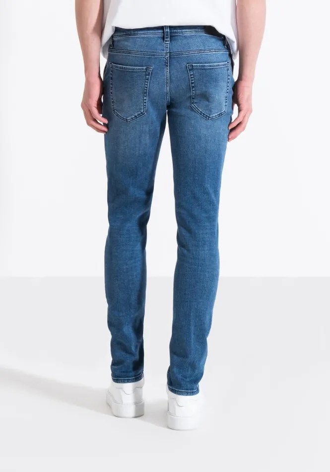 Jeans Men Antony Morato Skinny Fit Jeans 034Mason034 In Stretch Denim Light Blue