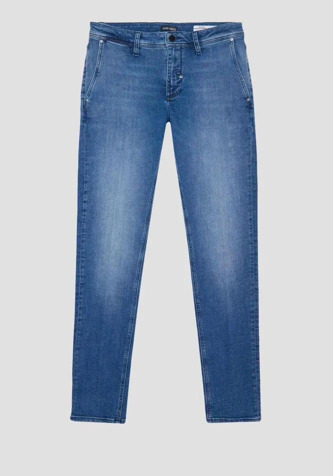 Jeans Men Antony Morato Skinny Fit Jeans 034Mason034 In Stretch Denim Light Blue