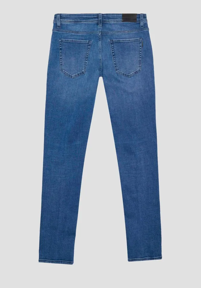 Jeans Men Antony Morato Skinny Fit Jeans 034Mason034 In Stretch Denim Light Blue