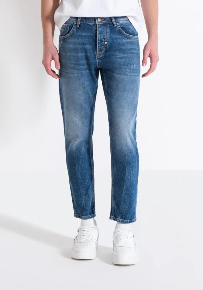 Jeans Men Antony Morato Slim Ankle Lenght Fit 034Argon034 Jeans In Comfort Denim Light Blue