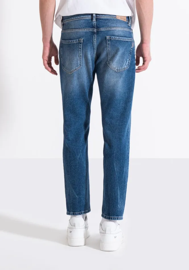 Jeans Men Antony Morato Slim Ankle Lenght Fit 034Argon034 Jeans In Comfort Denim Light Blue