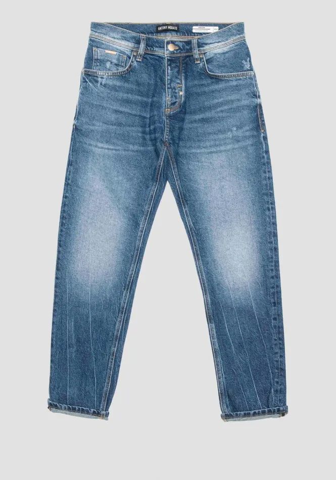 Jeans Men Antony Morato Slim Ankle Lenght Fit 034Argon034 Jeans In Comfort Denim Light Blue