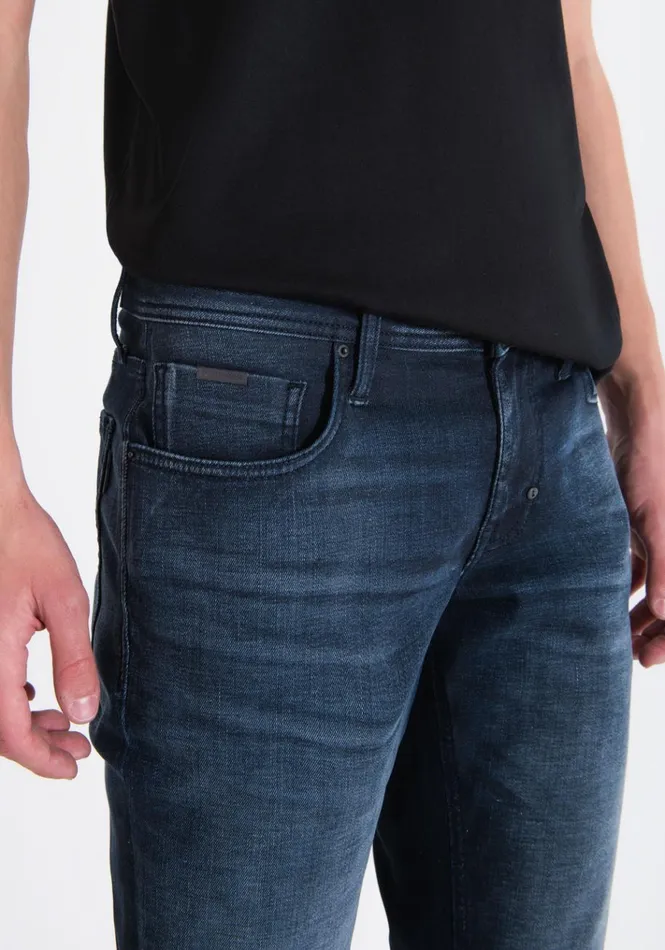 Jeans Men Antony Morato Tapered Fit 034Ozzy034 Jeans In VintageEffect Blue Denim Light Blue
