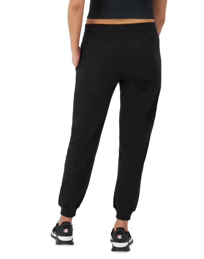 Jersey Joggers C Logo 29034 Black Women Champion Pants