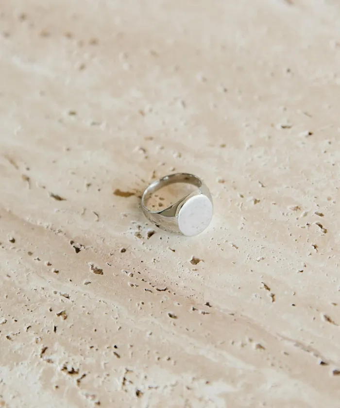 Jewelry Women Jenni Kayne Gemma Signet Ring White Gold