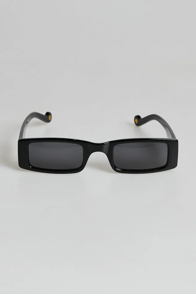 Jorgelina Rectangle Sunglasses In Black Women Showpo Sunglasses