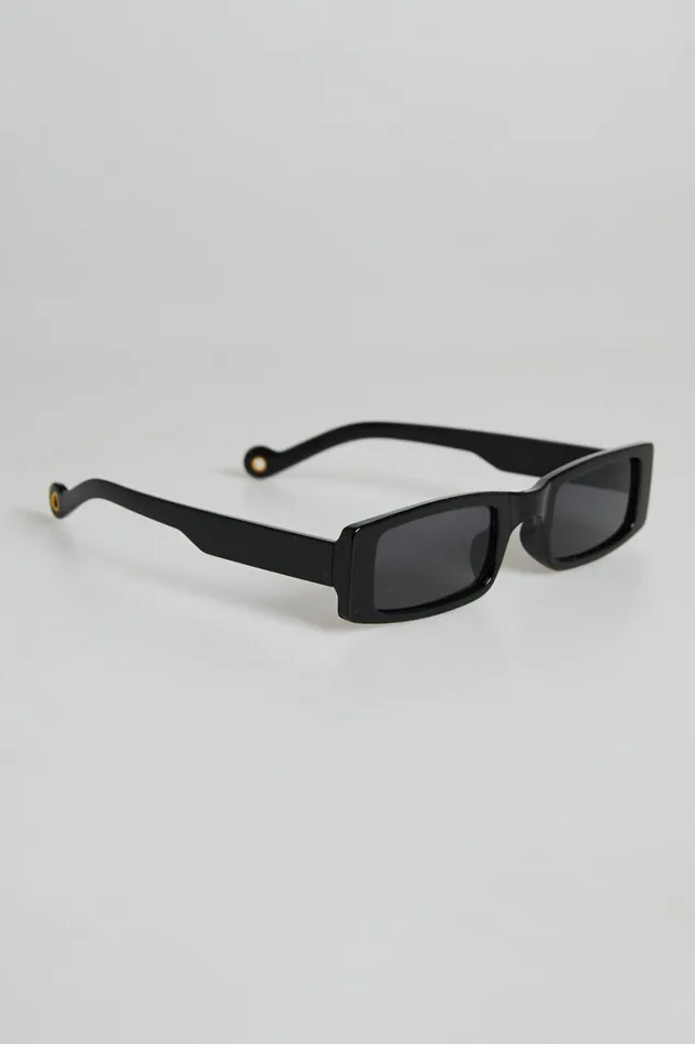 Jorgelina Rectangle Sunglasses In Black Women Showpo Sunglasses