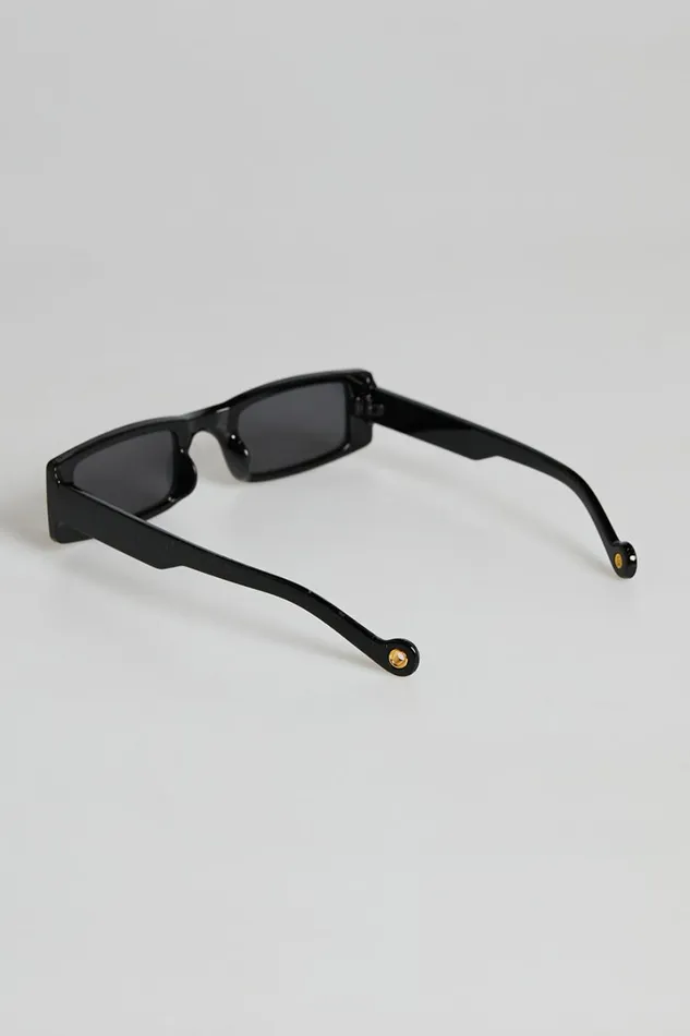 Jorgelina Rectangle Sunglasses In Black Women Showpo Sunglasses