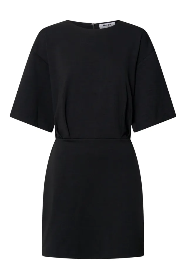 Karyna Mini Dress 8211 Short Sleeve Boxy Tshirt Dress In Black Women Showpo Curve Clothes