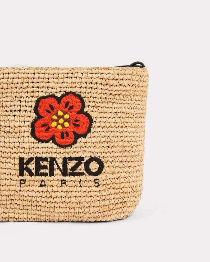 Kenzo Bags Women Beach039 Mini Raffia Bucket Bag Black