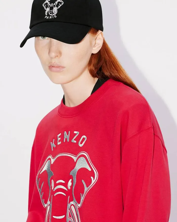 Kenzo Caps And Hats MenWomen 039Varsity Jungle039 Baseball Cap Black