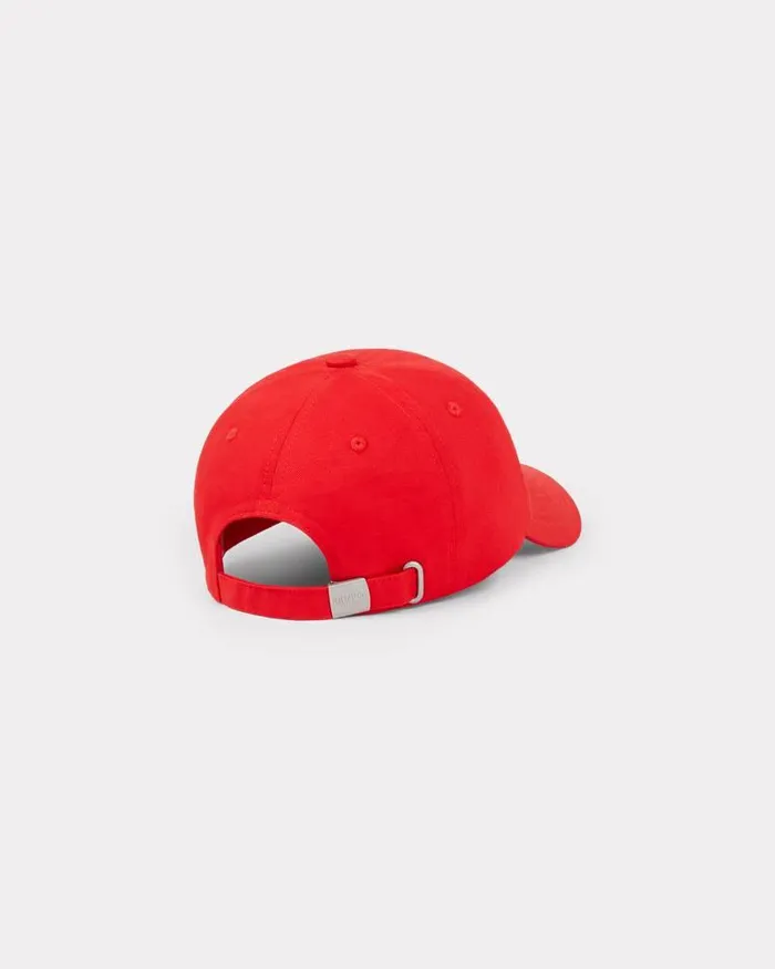 Kenzo Caps And Hats MenWomen Utility039 Cotton Cap Medium Red