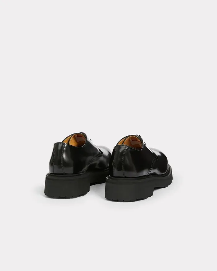 Kenzo Derbies And Loafers Women SMILE Leather Derbies Women Black