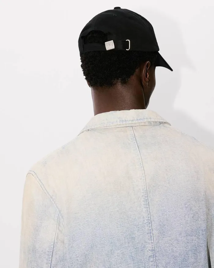 Kenzo Jackets And Coats Men Blazer Denim Jacket Stone Bl Dirty Blue Denim