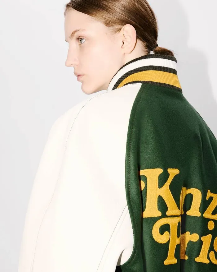 Kenzo Jackets And Coats MenWomen By Verdy039 Genderless Varsity Jacket Dark Khaki